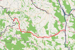 Mapa trati 261