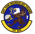 Emblem of the USAF 721st Aerial Port Squadron of Ramstein Air Base, Germany