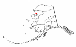 Location of Kotzebue in Alaska