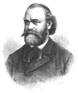 Фридрих Густав Адольф Нойман (автопортрет, 1876 год)