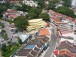 Aerial view of the Bukit Timah portion of Holland Village