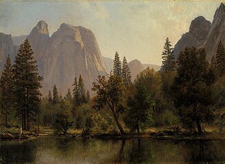 Cathedral Rocks koe Yosemite krant