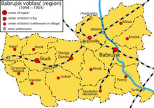 Description de l'image Babrujsk (Bobruysk) Region.png.