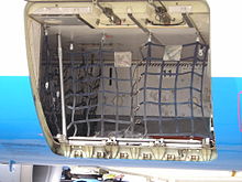 Airbus A320 baggage hold Baggage compartment A320.JPG