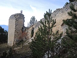 View of the Castle of Barisciano.