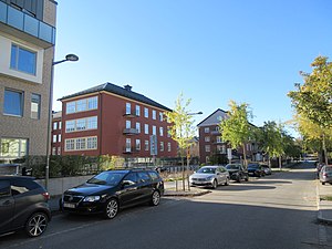 Huset vid Styresman Sanders Väg 5, nybyggdes 2015.