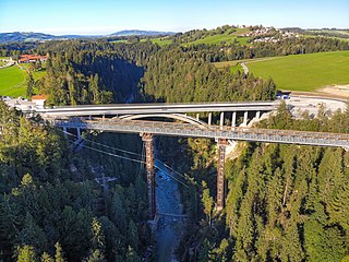 Echelsbacher Brücke aus einer anderen Perspektive (2021)