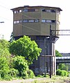 Wieża ciśnień przy południowym krańcu stacji kolejowej (rozebrana w 2013)