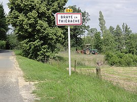 Village entry of Braye-en-Thiérache