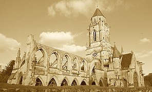 L'église Saint-Étienne-le-Vieux à Caen, dans le Calvados.