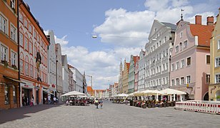 Vista da rúa Altstadt.