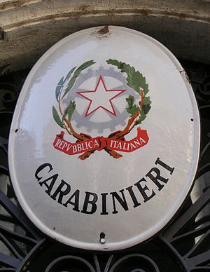 English: "Arma dei Carabinieri" (Ita...