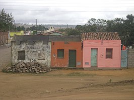 Huizen in de gemeente Brejões aan de BR-116