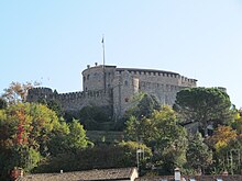 Gorizia Castle, Gorizia Castello da piazza vittoria.jpg