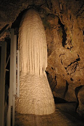Пещерная колонна в пещере Гарднер 20130629.jpg