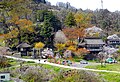 長野県千曲市、長楽寺。春桜風景。