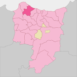 Location of Boudinar in Driouch Province