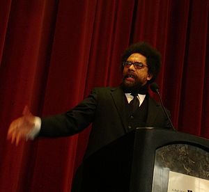 Cornel West, keynote speaker at the Martin Lut...