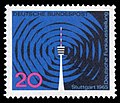 Briefmarke der Deutschen Bundespost (1965) zur Funkausstellung