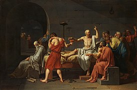 Худ.Давід, «Смерть Сократа», 1787, Метрополітен-музей