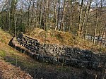 Glanzenberg, mittelalterliche Stadtwüstung und Burgruine