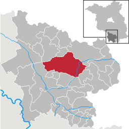 Doberlug-Kirchhains beliggenhed i Landkreis Elbe-Elster, Brandenburg.