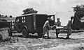 Training for the removal of wounded, Greenville, South Carolina, July 1943.