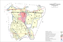 Map of Dumraon block