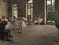 The Rehearsal, 1873; Edgar Degas