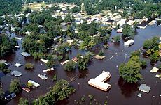 Flooding from Hurricane Floyd, one of the state's worst natural disasters