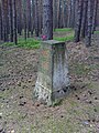 Sächsisch-Preußischer Grenzstein: Pilar Nr. 141 sowie 27 Läufersteine