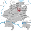 Lage der Gemeinde Beckedorf im Landkreis Schaumburg