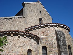 Chevet de l'église.