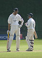 Essex cricketers Will Jefferson and Grant Flower