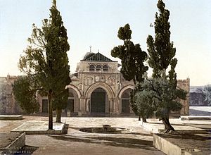 Jerusalem Al Aqsa Moschee um 1900