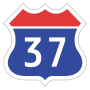 Expressway No.37 shield}}