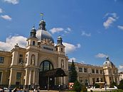 Lvivin rautatieasema.