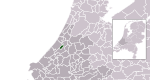 Carte de localisation de Voorschoten