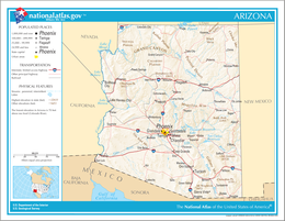 Arizona – Mappa