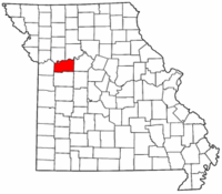 Map of Missouri highlighting Lafayette County.png