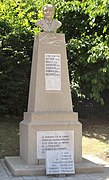 Le monument à Jules Caffart en juin 2018.