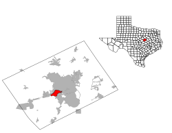 Vị trí trong Quận McLennan, Texas