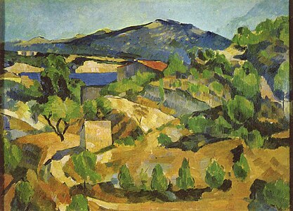 Paul Cézanne, Góry w Prowansji, 1878–1880