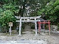 若王子神社への参道入り口鳥居