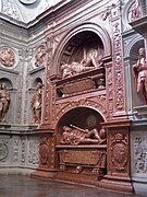 Monument funéraire des rois Sigismond Ier le Vieux et Sigismond II Auguste dans la chapelle Sigismond (Ce n'est pas leurs tombeaux)