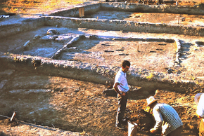 Место раскопок в Неа-Никомидия