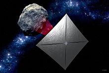 NEA Scout concept: a controllable CubeSat solar sail spacecraft Near Earth Asteroid Scout.jpg