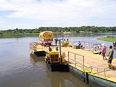 Riverboato trapasanta la Nilon en Ugando