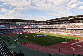 決勝第1戦が行われる横浜国際総合競技場