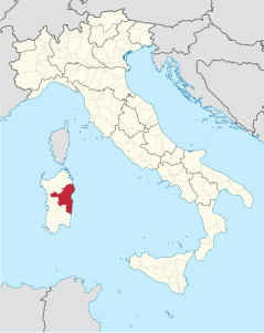 Provincia di Nuoro – Localizzazione